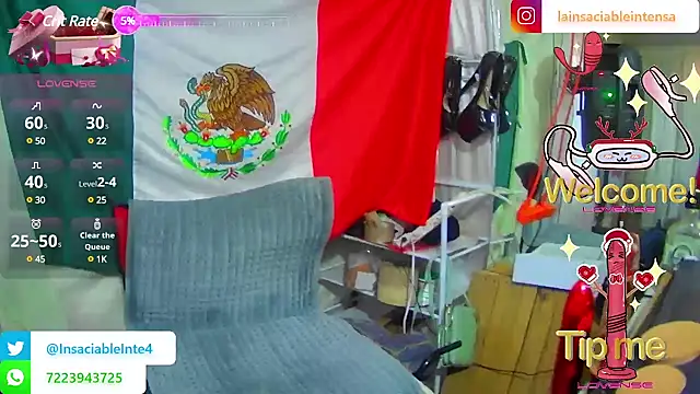 Snapshot of LaInsaciableIntensa chatting on 03.09.25 LaInsaciableIntensa online show from 03.09.25