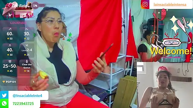 Snapshot of LaInsaciableIntensa chatting on 03.13.25 LaInsaciableIntensa online show from 03.13.25