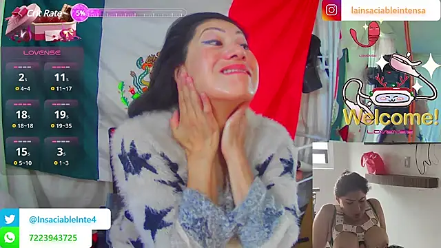 Snapshot of LaInsaciableIntensa chatting on 03.13.25 LaInsaciableIntensa online show from 03.13.25