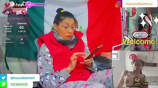 Snapshot of LaInsaciableIntensa chatting on 03.14.25 LaInsaciableIntensa online show from 03.14.25