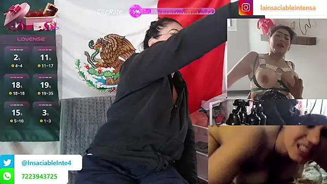 Snapshot of LaInsaciableIntensa chatting on 03.16.25 LaInsaciableIntensa online show from 03.16.25