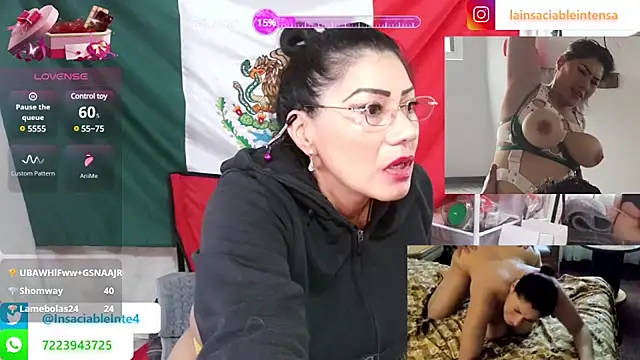 Snapshot of LaInsaciableIntensa chatting on 03.16.25 LaInsaciableIntensa online show from 03.16.25