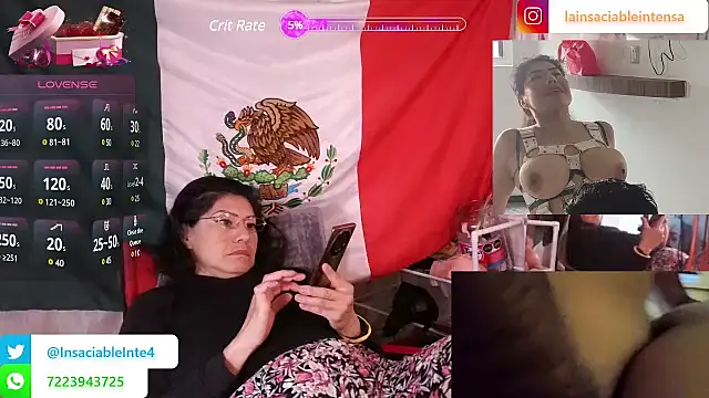Snapshot of LaInsaciableIntensa chatting on 03.20.25 LaInsaciableIntensa online show from 03.20.25