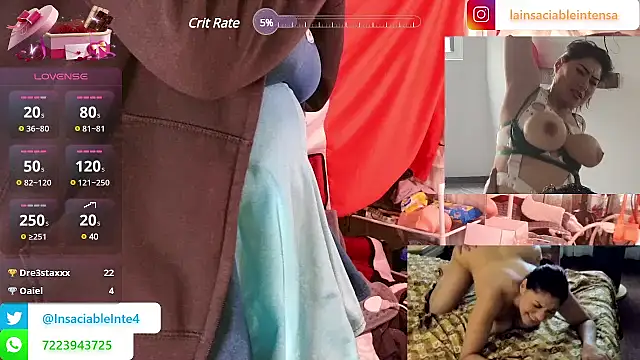 Snapshot of LaInsaciableIntensa chatting on 03.21.25 LaInsaciableIntensa online show from 03.21.25