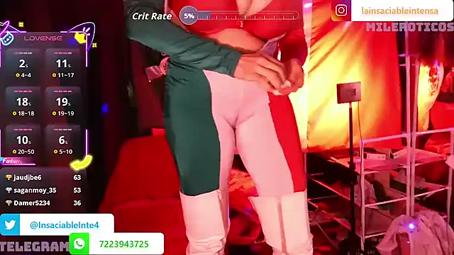 Snapshot of LaInsaciableIntensa chatting on 09.15.25 LaInsaciableIntensa online show from 09.15.25