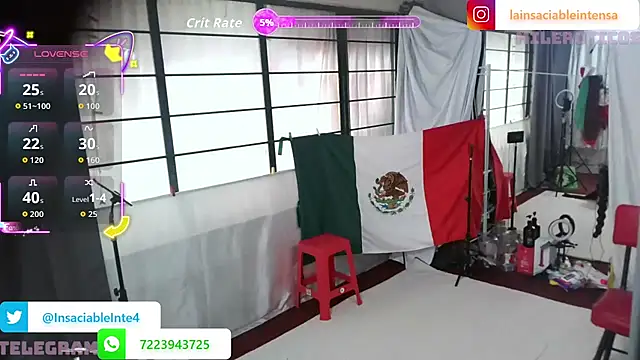 Snapshot of LaInsaciableIntensa chatting on 10.18.25 LaInsaciableIntensa online show from 10.18.25