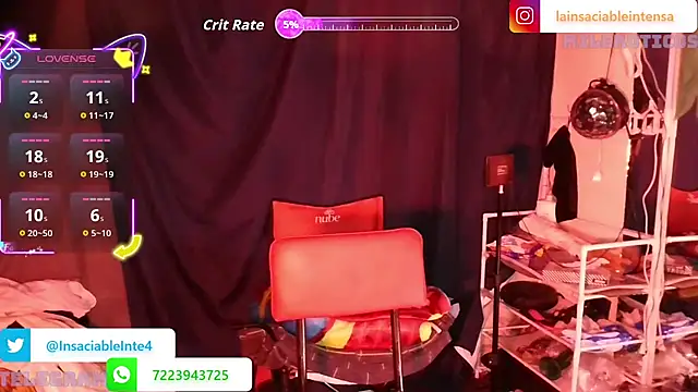 Snapshot of LaInsaciableIntensa chatting on 10.22.25 LaInsaciableIntensa online show from 10.22.25