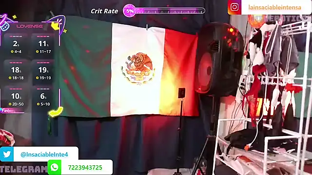 Snapshot of LaInsaciableIntensa chatting on 12.15.25 LaInsaciableIntensa online show from 12.15.25