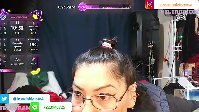 LaInsaciableIntensa online show from 04.24.26