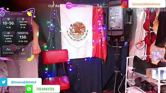 LaInsaciableIntensa online show from 05.03.26