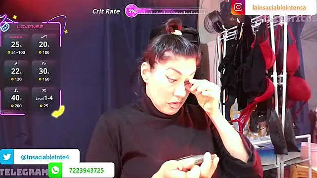LaInsaciableIntensa online show from 05.08.26