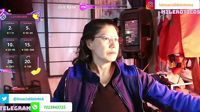 LaInsaciableIntensa online show from 06.22.26