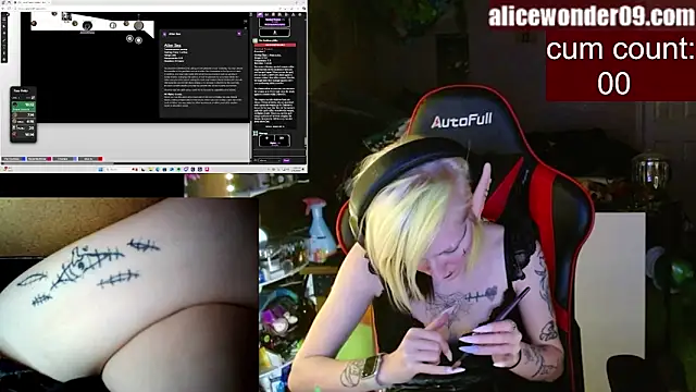 alicewonder09 online show from 01.31.25