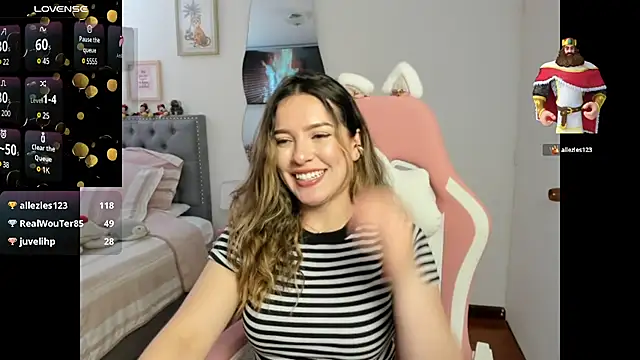 Snapshot of samysweet_8 chatting on 02.06.25 samysweet 8 online show from 02.06.25