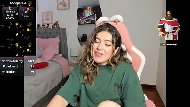 Snapshot of samysweet_8 chatting on 03.03.25 samysweet 8 online show from 03.03.25