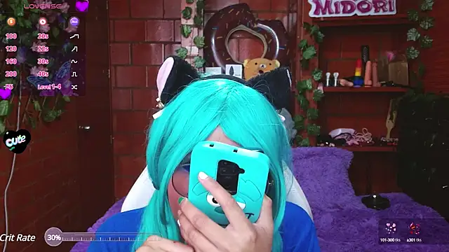 MidoriQuiinn online show from 03.11.25