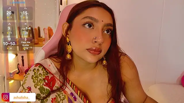 Snapshot of ashalisha chatting on 09.10.25 ashalisha online show from 09.10.25