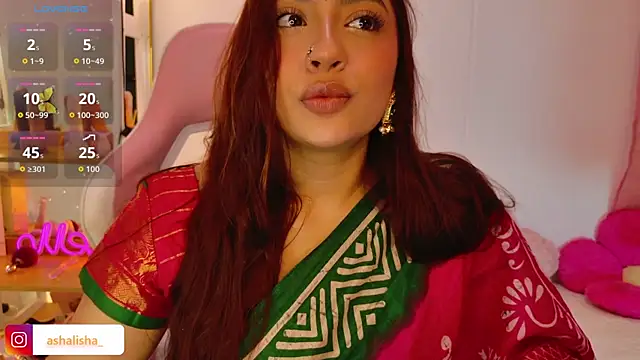 Snapshot of ashalisha chatting on 09.12.25 ashalisha online show from 09.12.25