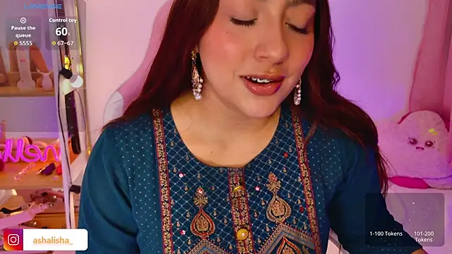 Snapshot of ashalisha chatting on 09.13.25 ashalisha online show from 09.13.25