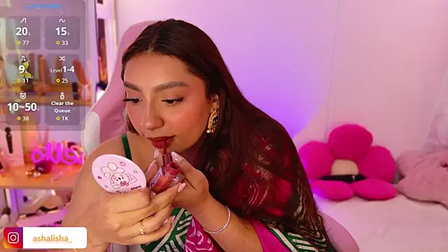 Snapshot of ashalisha chatting on 10.03.25 ashalisha online show from 10.03.25