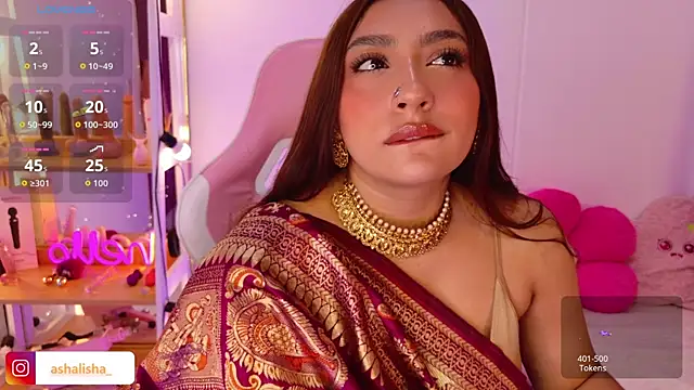 Snapshot of ashalisha chatting on 10.06.25 ashalisha online show from 10.06.25