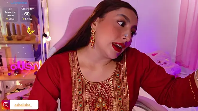 Snapshot of ashalisha chatting on 10.09.25 ashalisha online show from 10.09.25