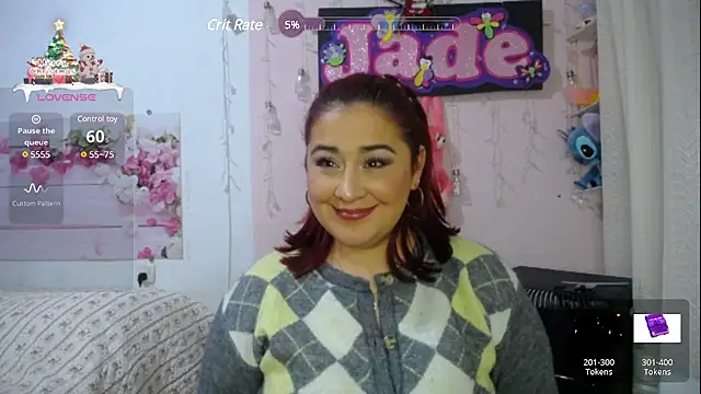Snapshot of JADE_SWEET2 chatting on 01.05.25 JADE SWEET2 online show from 01.05.25