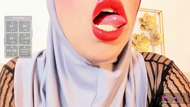 Snapshot of hanajameela chatting on 06.06.26 hanajameela online show from 06.06.26