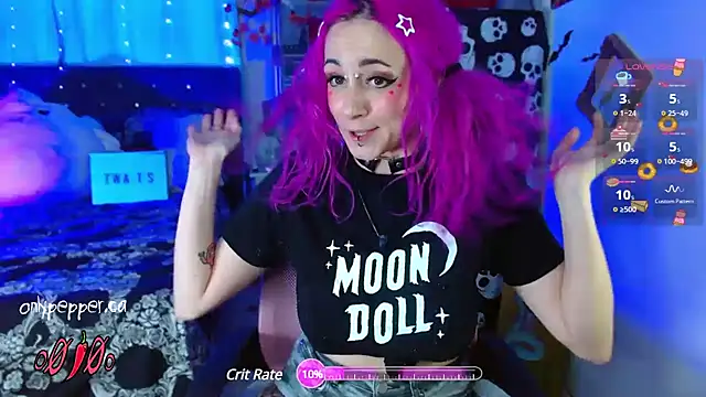 Snapshot of o0pepper0o chatting on 01.17.25 o0pepper0o online show from 01.17.25