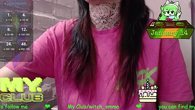 Witch Emma online show from 01.14.26