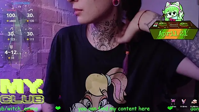 Witch Emma online show from 04.21.26