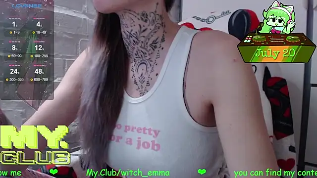 Witch Emma online show from 07.20.26