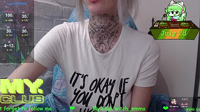 Witch Emma online show from 07.28.26