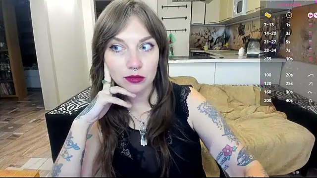 Snapshot of StacyTigerr chatting on 10.15.25 StacyTigerr online show from 10.15.25