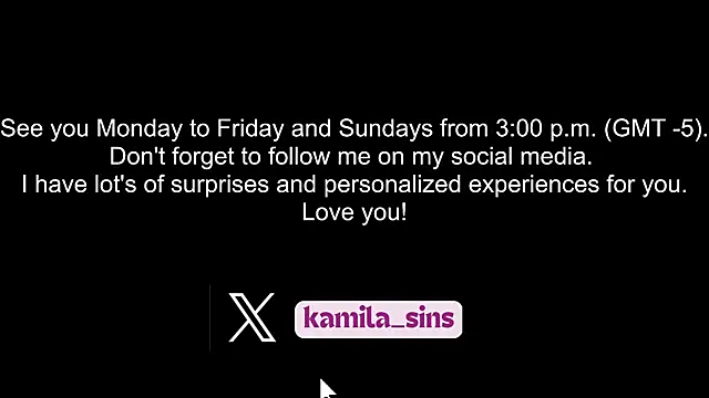kamila sins online show from 02.13.25