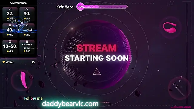 Snapshot of DaddybearVLC chatting on 11.29.25 DaddybearVLC online show from 11.29.25