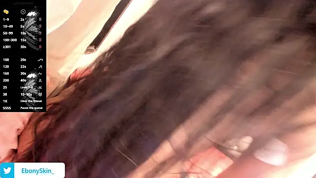 Snapshot of EbonySkin chatting on 02.02.25 EbonySkin online show from 02.02.25