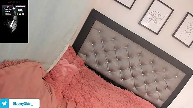 Snapshot of EbonySkin chatting on 02.12.25 EbonySkin online show from 02.12.25