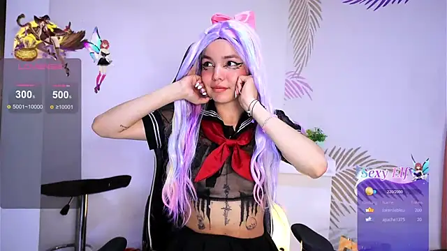 dianebleu online show from 02.17.25