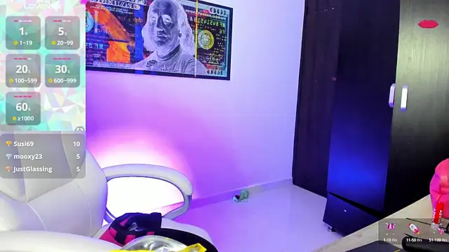 CelesteBrucee online show from 12.23.24